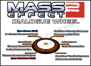 Mass Effect 2 Dialog Wheel
